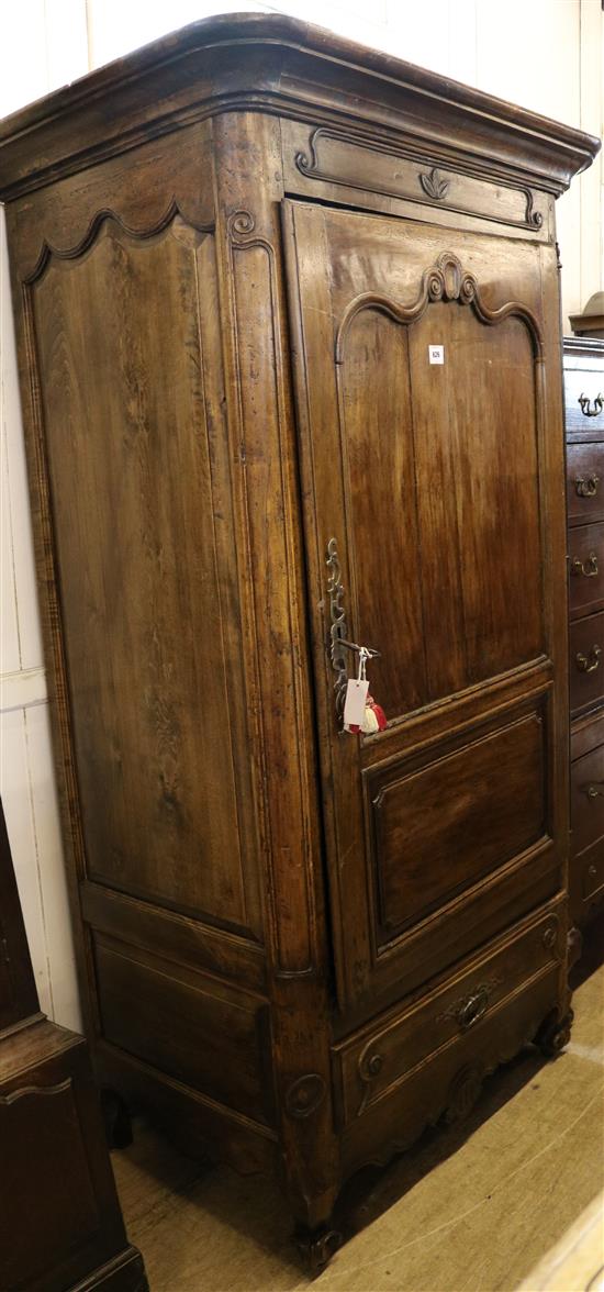 19th century French walnut armoire(-)